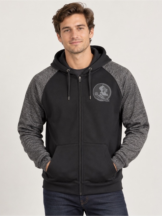 Colosseum Other - Florida State Seminoles Colosseum Black and Gray Full-Zip Hoodie — Size XL